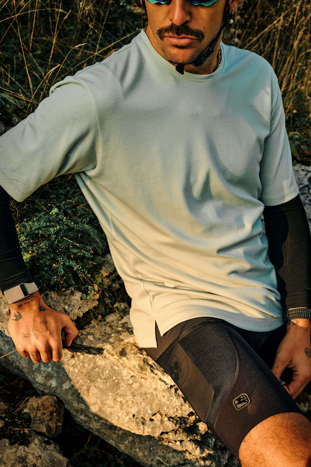 Beyond Gravel Wool Tee by Giordana Cycling, , Made in Italy