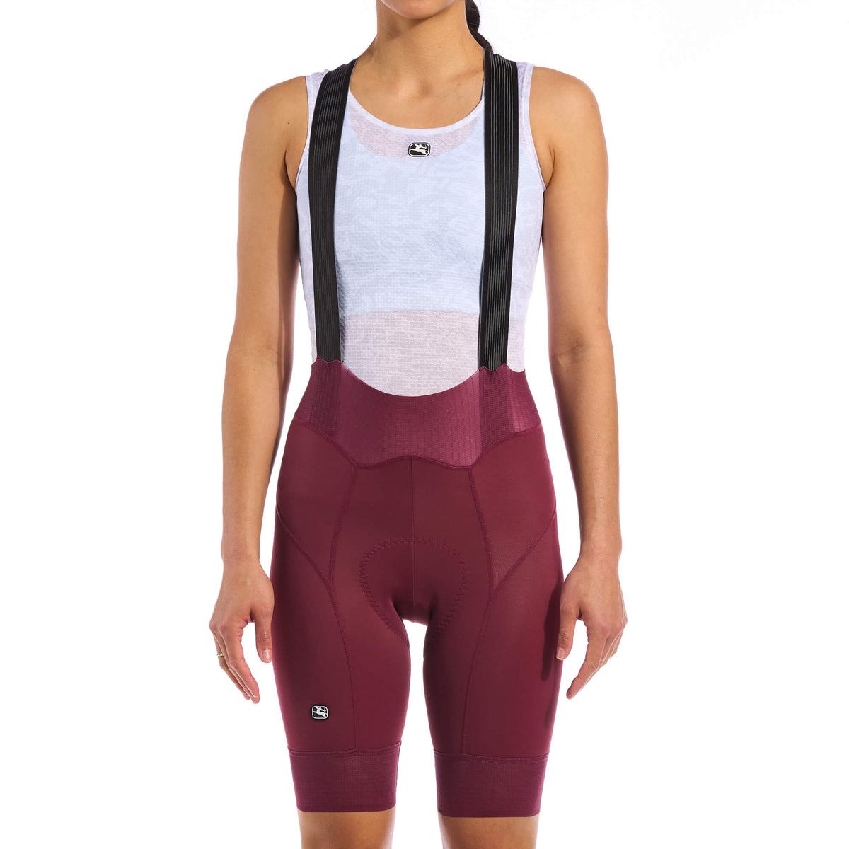 Women's FR-C Pro Bib Short by Giordana Cycling, SANGRIA, Made in Italy
