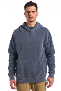 The Steps Hoodie by Giordana Cycling, GRISAILLE BLUE, Made in Italy