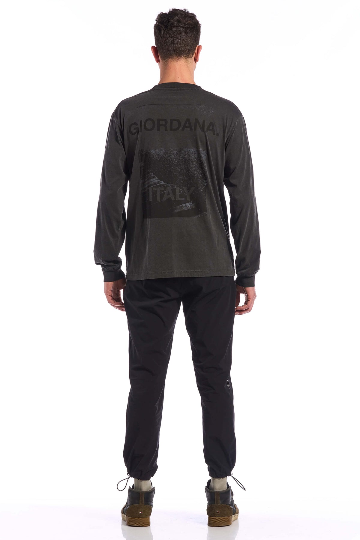 The Long Sleeve Steps Tee by Giordana Cycling, , Made in Italy