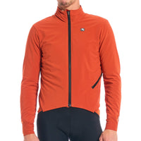 Men's AV Extreme Lyte Winter Jacket by Giordana Cycling, SIENA ORANGE, Made in Italy