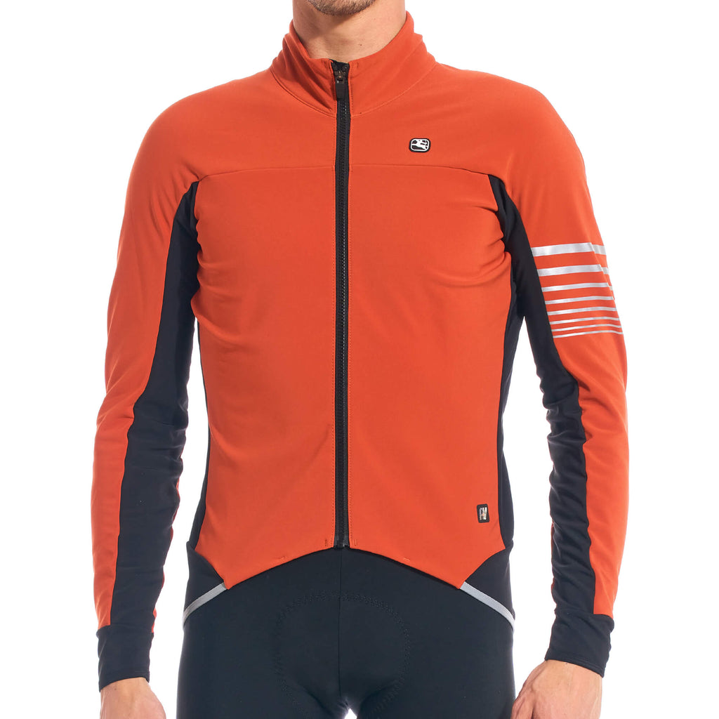 Veste Cycliste Giordana Bodyclone Orange Taille M - Forma, Coupe-vent, Made In Italy