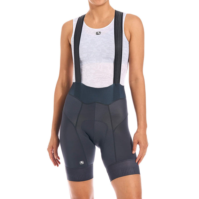 Women's FR-C Pro Bib Short - Shorter Inseam by Giordana Cycling, DARK GREY, Made in Italy