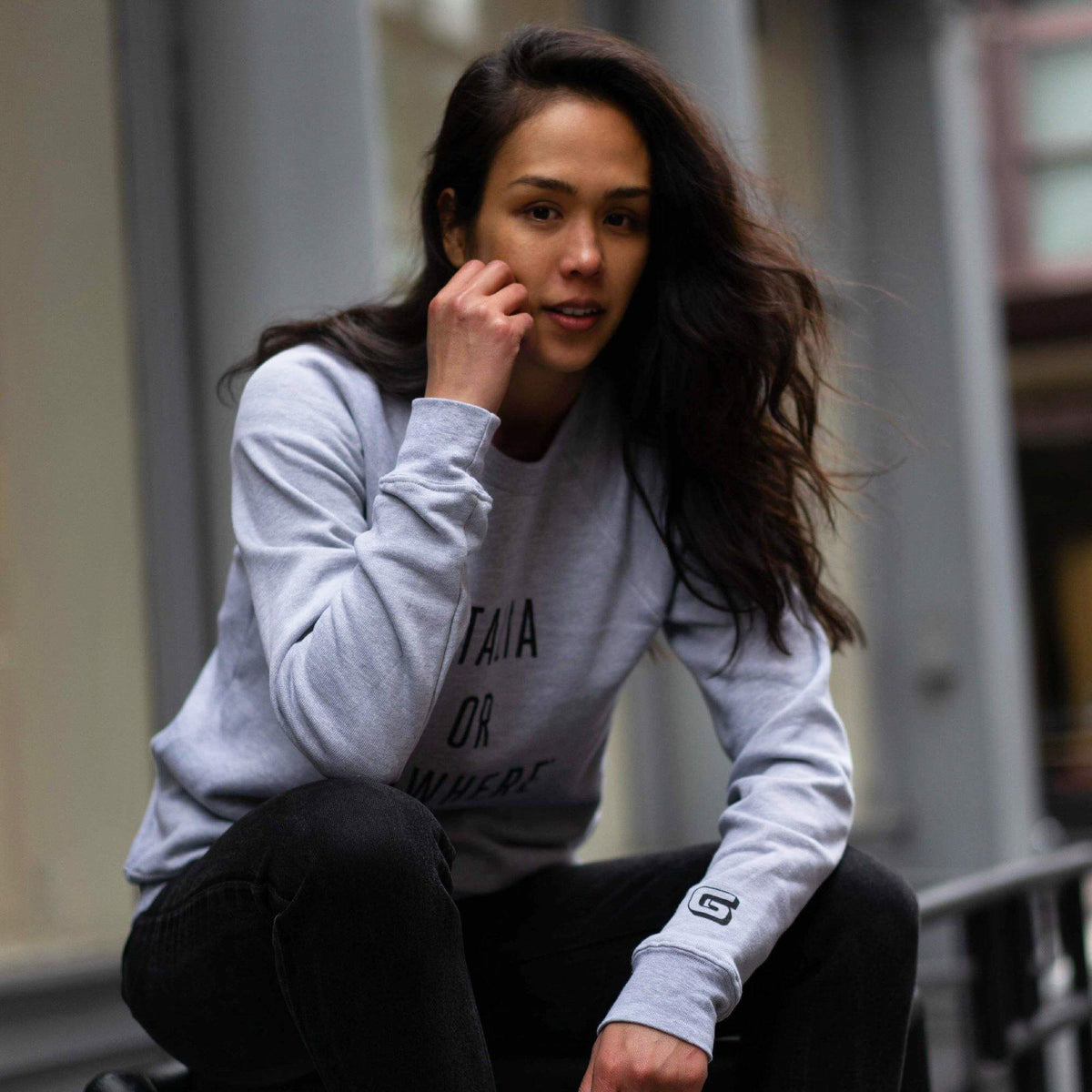 Giordana x Knowlita Italia or Nowhere Crew Sweatshirt by Giordana Cycling, , Made in Italy