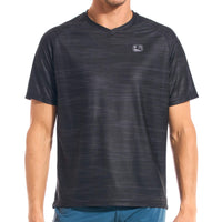 Men's MTB Jersey by Giordana Cycling, MELANGE BLACK, Made in Italy