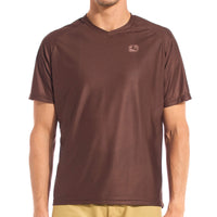 Men's MTB Jersey by Giordana Cycling, CHOCOLATE, Made in Italy