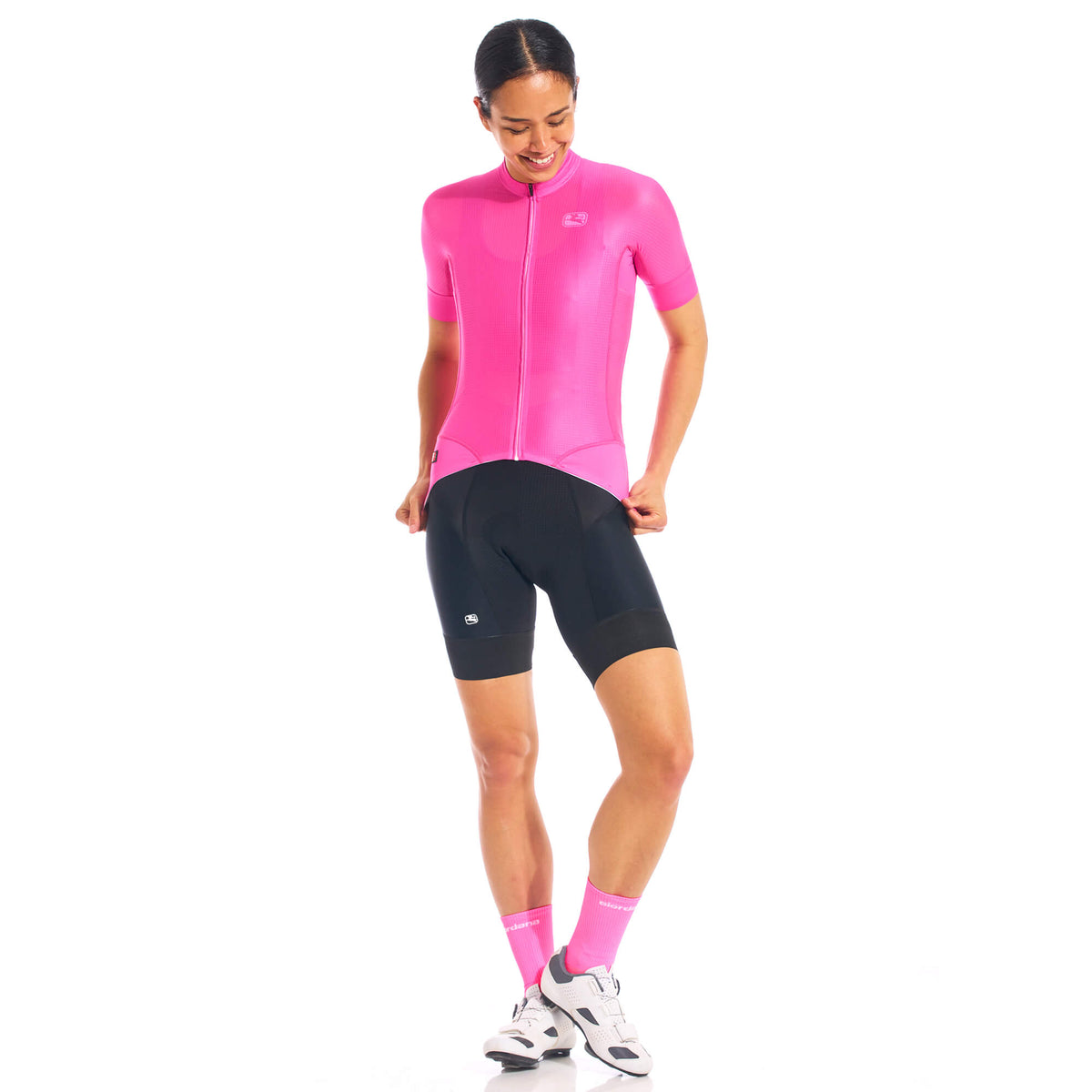 FR-C Tall Neon Socks by Giordana Cycling, , Made in Italy
