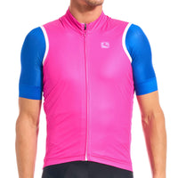 Neon Wind Vest by Giordana Cycling, NEON ORCHID, Made in Italy