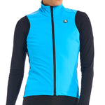 Women's SilverLine Thermal Vest by Giordana Cycling, ARCTIC BLUE, Made in Italy