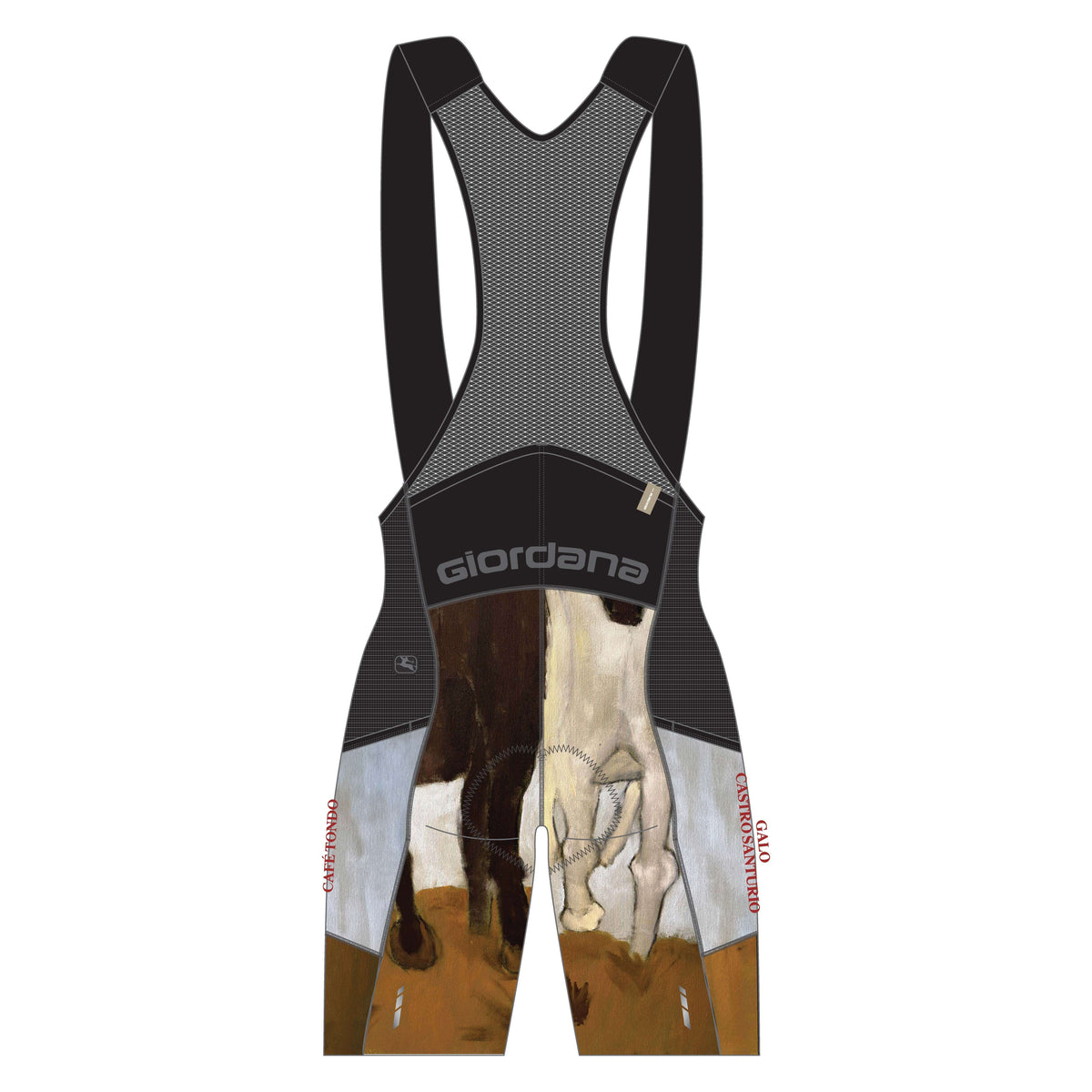 Women's Beyond Gravel Cafe Tondo Cargo Bib Short by Giordana Cycling, , Made in Italy