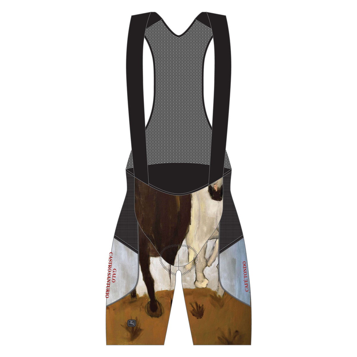 Women's Beyond Gravel Cafe Tondo Cargo Bib Short by Giordana Cycling, Regular Inseam, Made in Italy