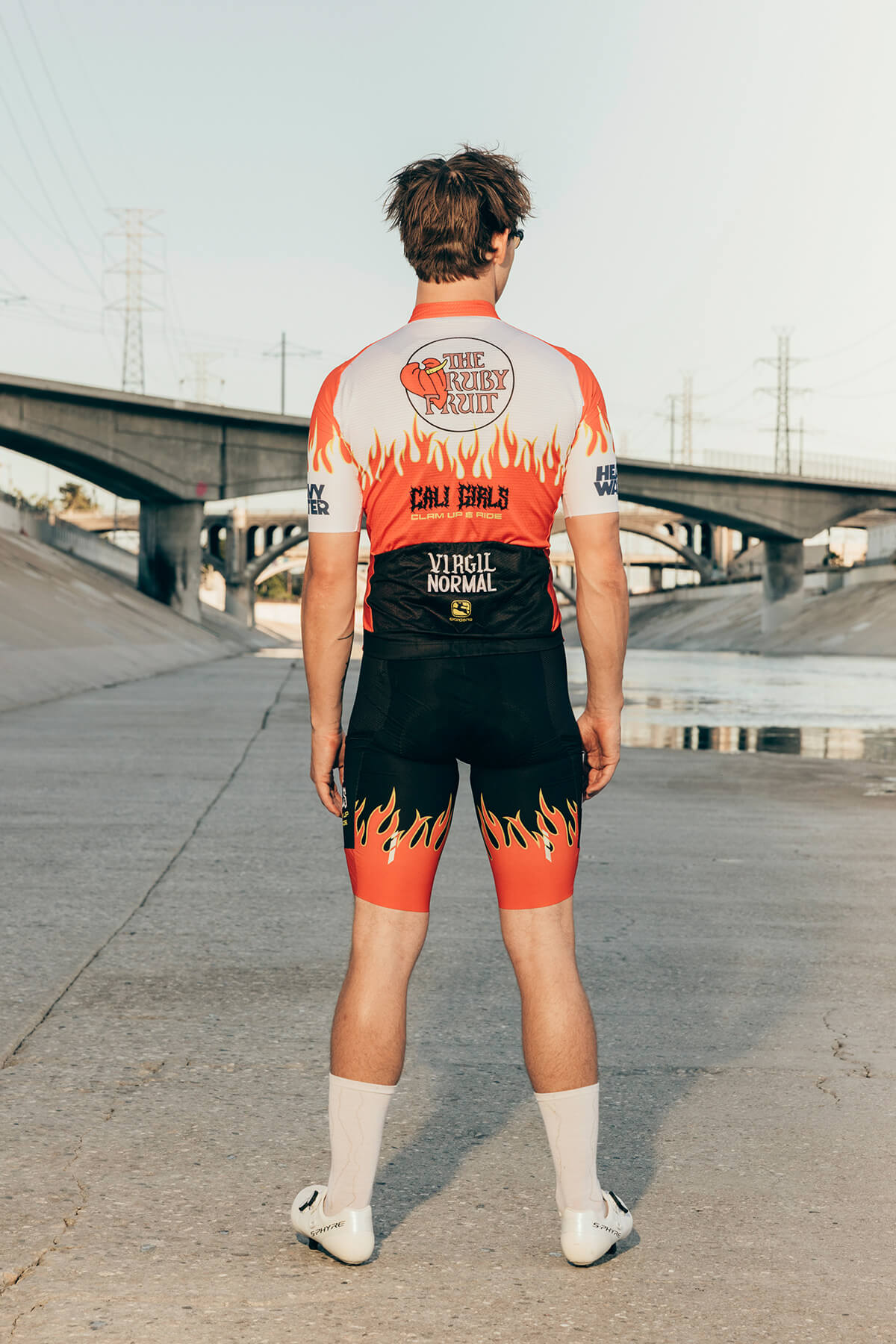 Men's FR-C Pro Cali Girls Bib Short by Giordana Cycling, , Made in Italy