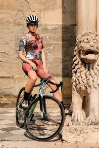 Women's La Posta Urto Kit in Brown by Giordana Cycling, , Made in Italy