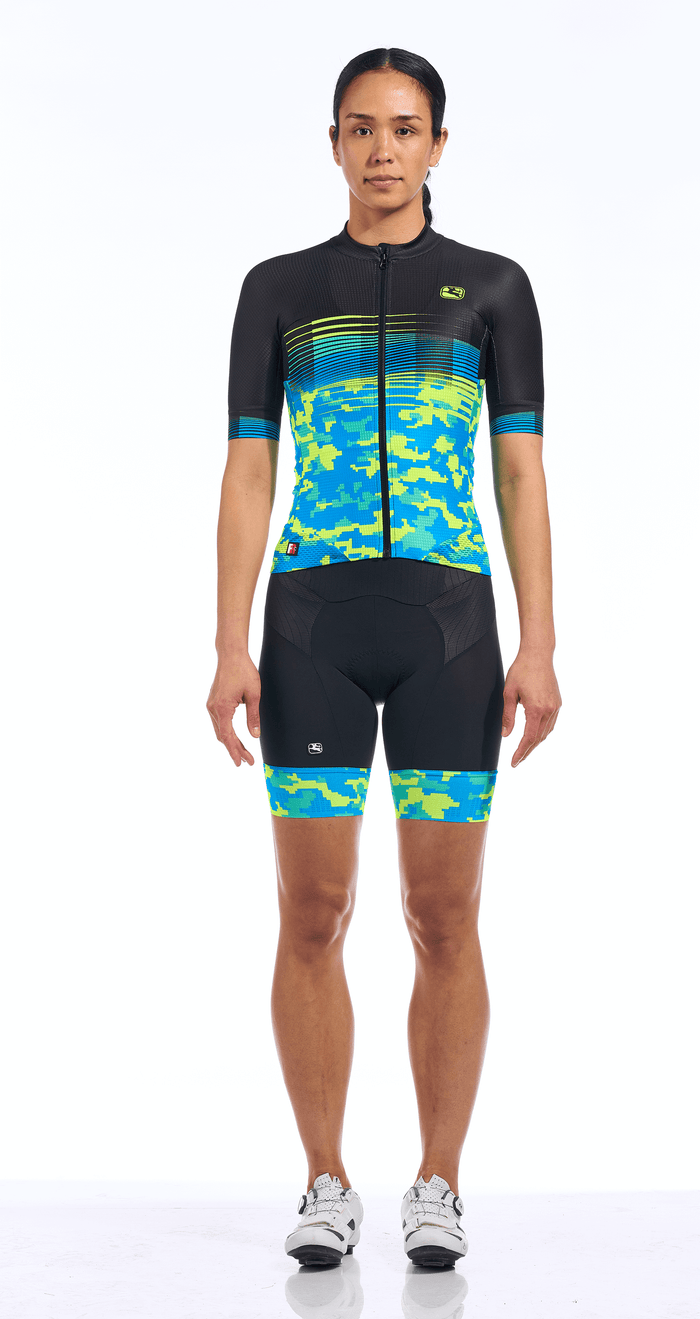 Women's FR-C Pro Tri Jersey by Giordana Cycling, BLUE, Made in Italy