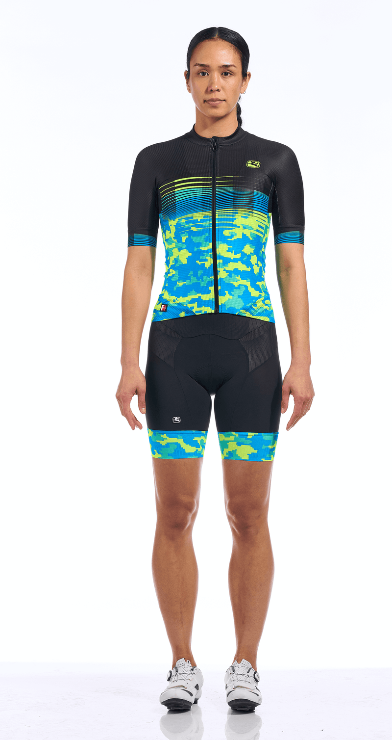 Women's FR-C Pro Tri Jersey by Giordana Cycling, BLUE, Made in Italy