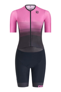 Women's Vero Tri Doppio Suit by Giordana Cycling, PURPLE/BLACK, Made in Italy