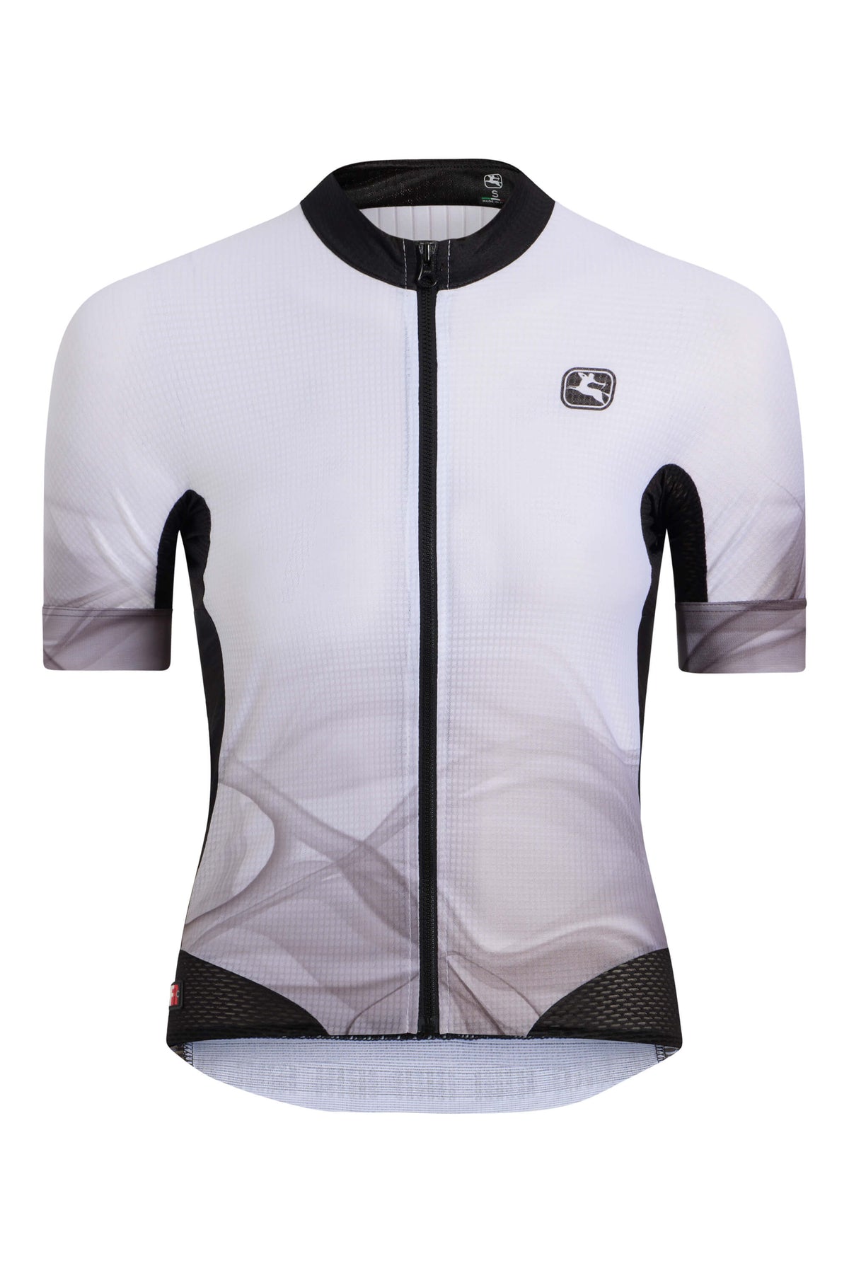 Women's FR-C Tri Jersey by Giordana Cycling, WHITE/BLACK, Made in Italy