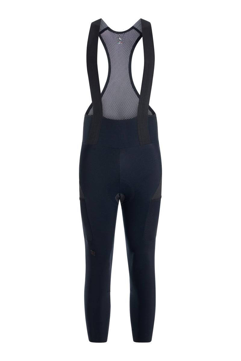 Men's Beyond Gravel Thermal Cargo Bib Knicker by Giordana Cycling, BLACK, Made in Italy