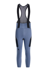 Men's Beyond Gravel Thermal Cargo Bib Knicker by Giordana Cycling, GRAVEL GREY, Made in Italy