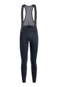 Women's Beyond Gravel Thermal Cargo Bib Knicker by Giordana Cycling, BLACK, Made in Italy
