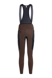 Women's Beyond Gravel Thermal Cargo Bib Knicker by Giordana Cycling, , Made in Italy