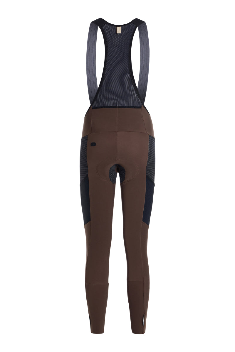 Women's Beyond Gravel Cargo Thermal Bib Tight by Giordana Cycling, , Made in Italy
