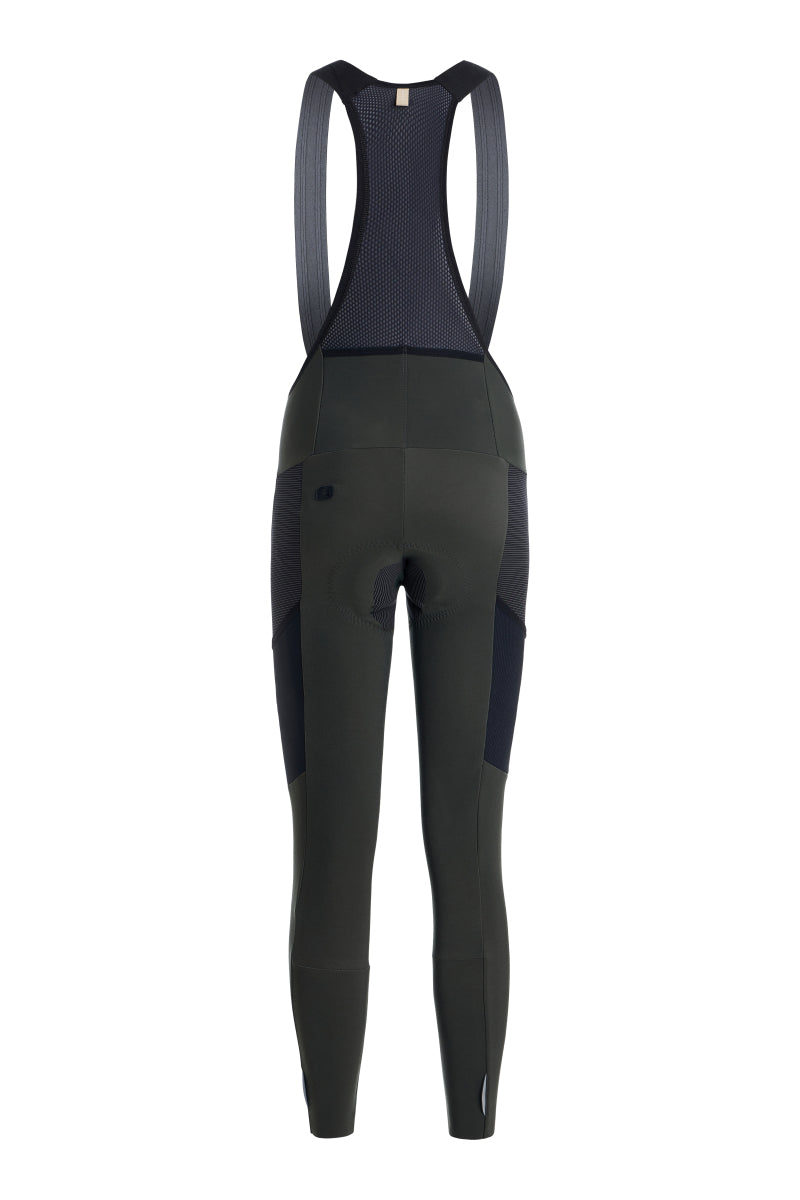 Women's Beyond Gravel Thermal Cargo Bib Knicker by Giordana Cycling, , Made in Italy
