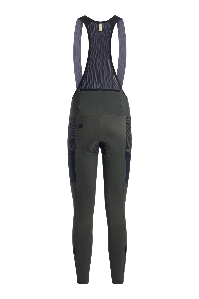 Women's Beyond Gravel Cargo Thermal Bib Tight by Giordana Cycling, , Made in Italy