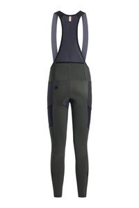 Women's Beyond Gravel Cargo Thermal Bib Tight by Giordana Cycling, , Made in Italy
