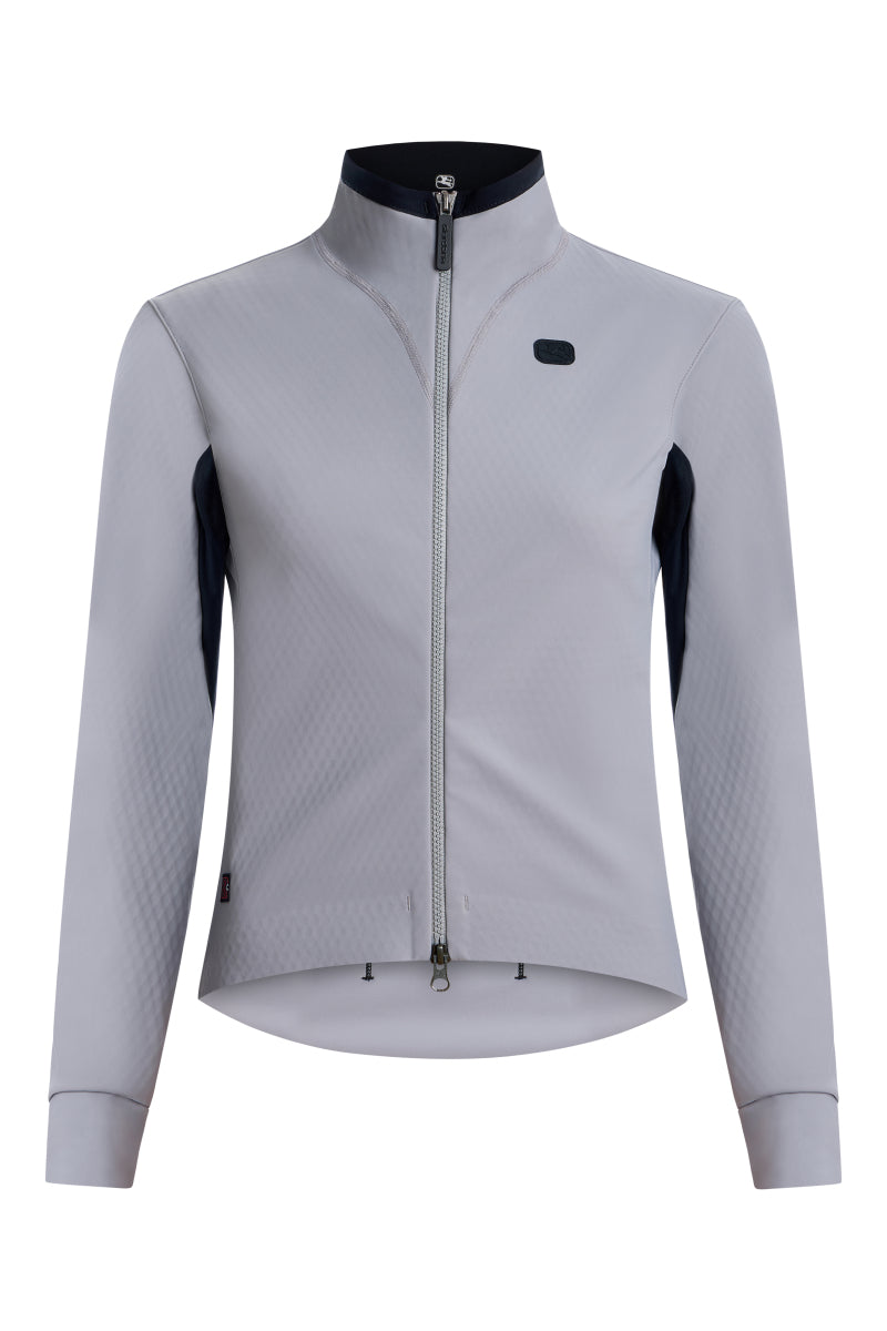 Women's FR-C Lyte Winter Jacket by Giordana Cycling, STONE, Made in Italy