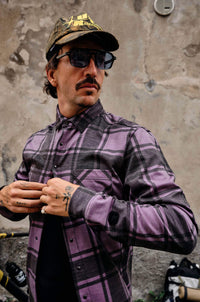 Beyond Gravel Button Down Long Sleeve Shirt by Giordana Cycling, , Made in Italy