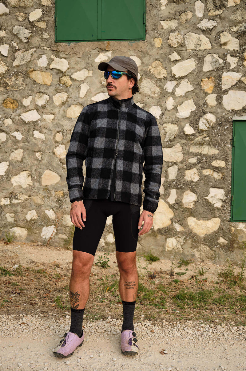 Beyond Gravel Fleece Jacket by Giordana Cycling, , Made in Italy