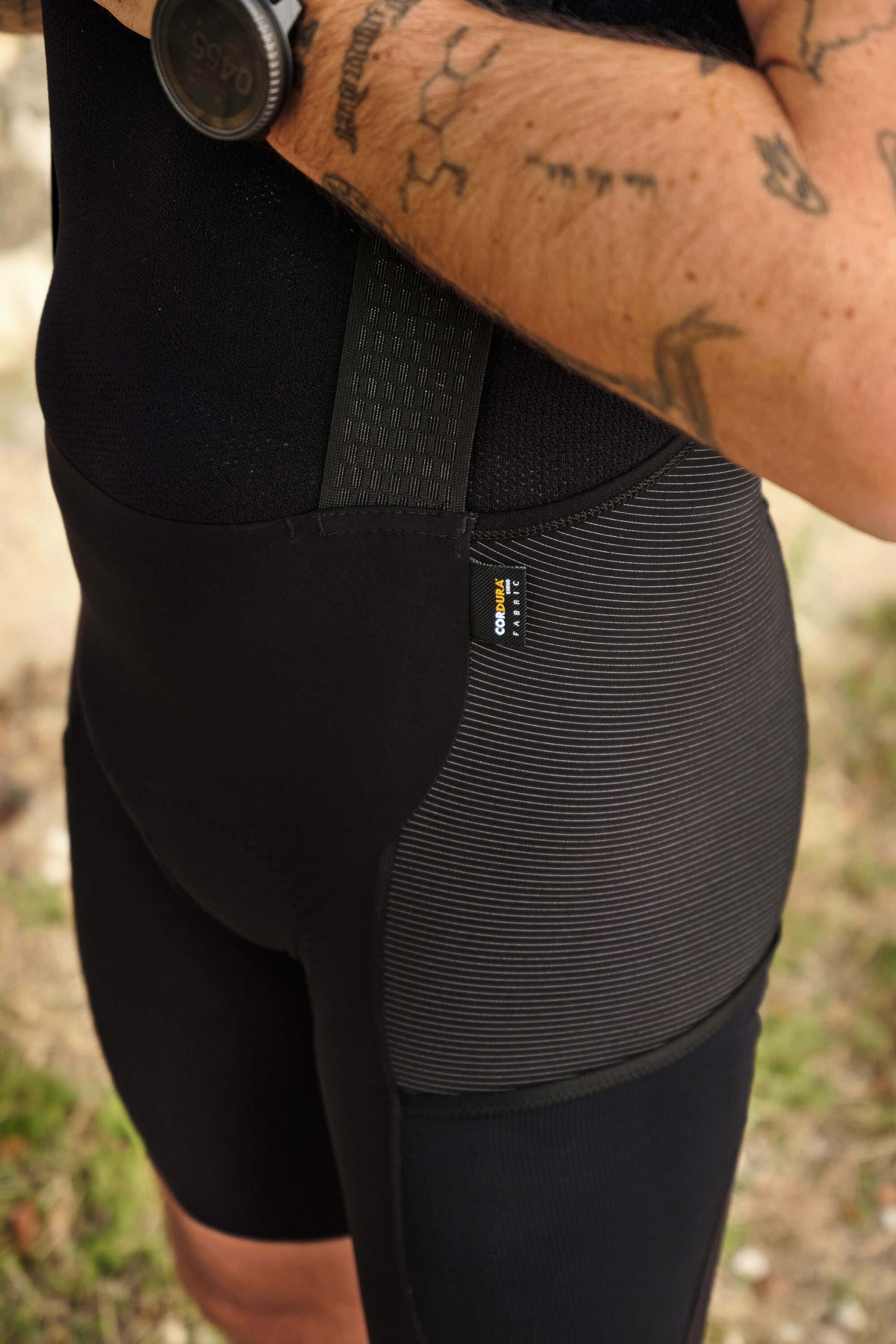 Men's Beyond Gravel Cargo Bib Short by Giordana Cycling, , Made in Italy