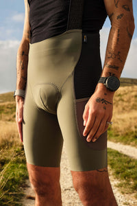 Men's Beyond Gravel Cargo Bib Short by Giordana Cycling, , Made in Italy
