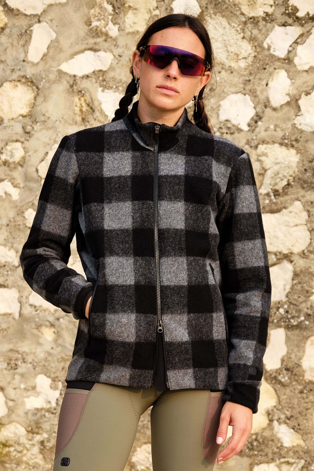 Beyond Gravel Fleece Jacket by Giordana Cycling, , Made in Italy