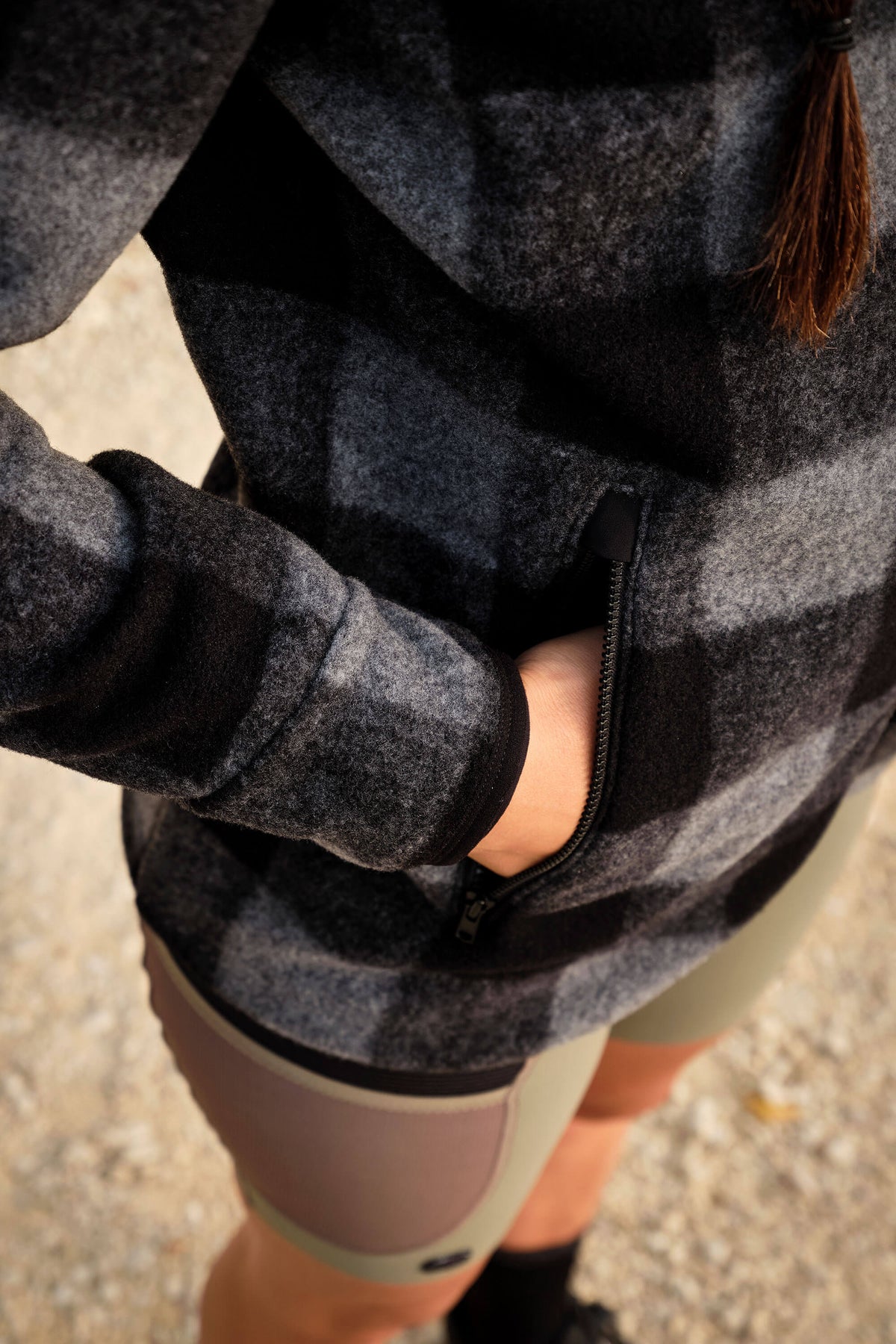 Beyond Gravel Fleece Jacket by Giordana Cycling, , Made in Italy