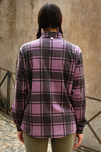 Beyond Gravel Button Down Wool Long Sleeve Shirt by Giordana Cycling, , Made in Italy
