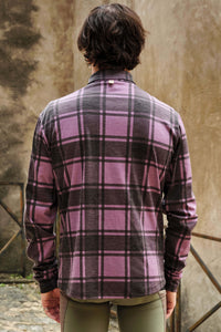 Beyond Gravel Button Down Wool Long Sleeve Shirt by Giordana Cycling, , Made in Italy