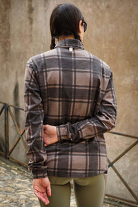 Beyond Gravel Button Down Wool Long Sleeve Shirt by Giordana Cycling, , Made in Italy