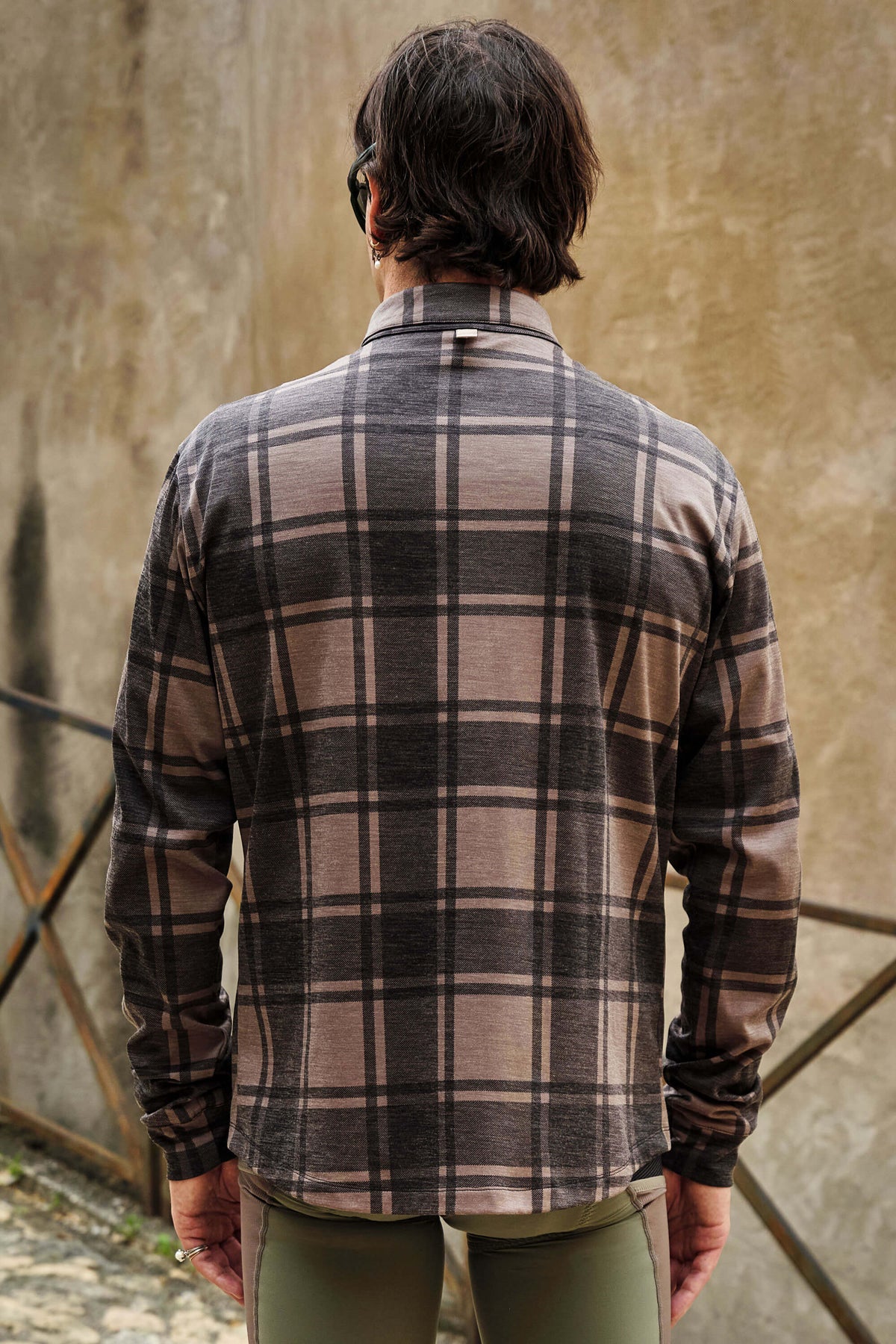 Beyond Gravel Button Down Long Sleeve Shirt by Giordana Cycling, , Made in Italy