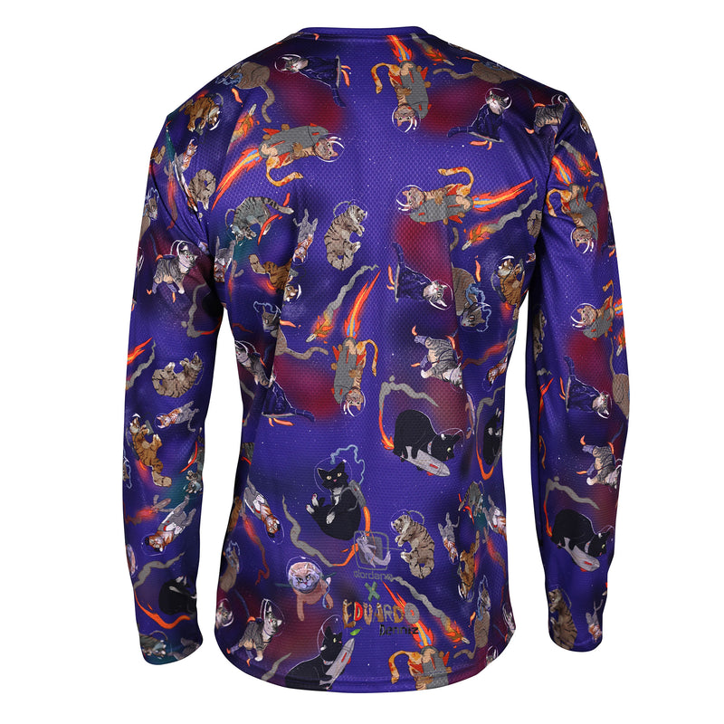 CATstronauts Long Sleeve Tee by Giordana Cycling, , Made in Italy