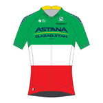 Men's Astana Qazaqstan Team Italian Champion FR-C Pro Jersey - 2023 by Giordana Cycling, Italian Champ, Made in Italy