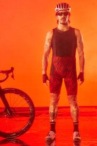 Men's Beyond Gravel Tiger Cargo Bib Short by Giordana Cycling, , Made in Italy