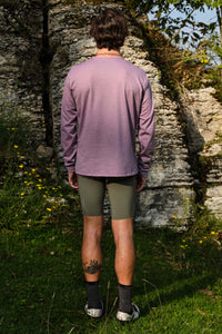 Beyond Gravel Wool Long Sleeve Tee by Giordana Cycling, , Made in Italy
