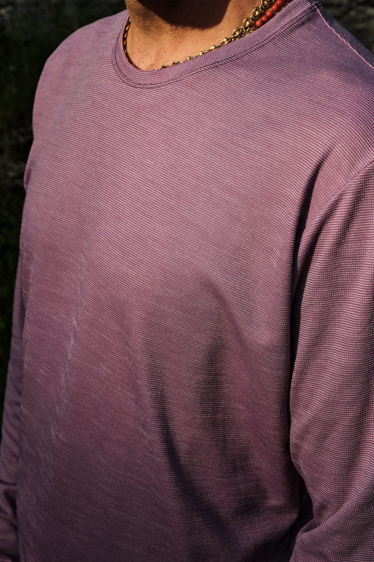 Beyond Gravel Wool Long Sleeve Tee by Giordana Cycling, , Made in Italy