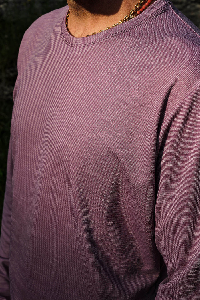 Beyond Gravel Wool Long Sleeve Tee by Giordana Cycling, , Made in Italy