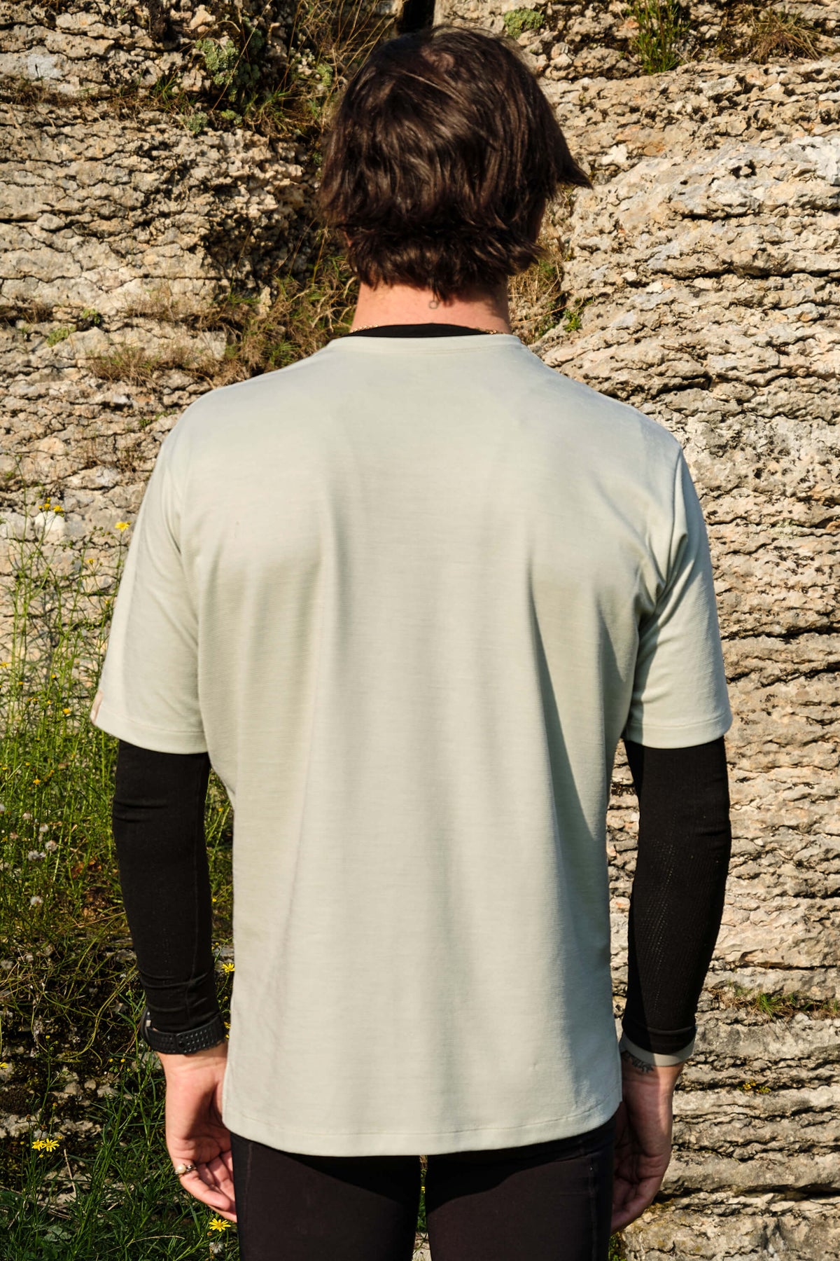 Beyond Gravel Wool Tee by Giordana Cycling, , Made in Italy