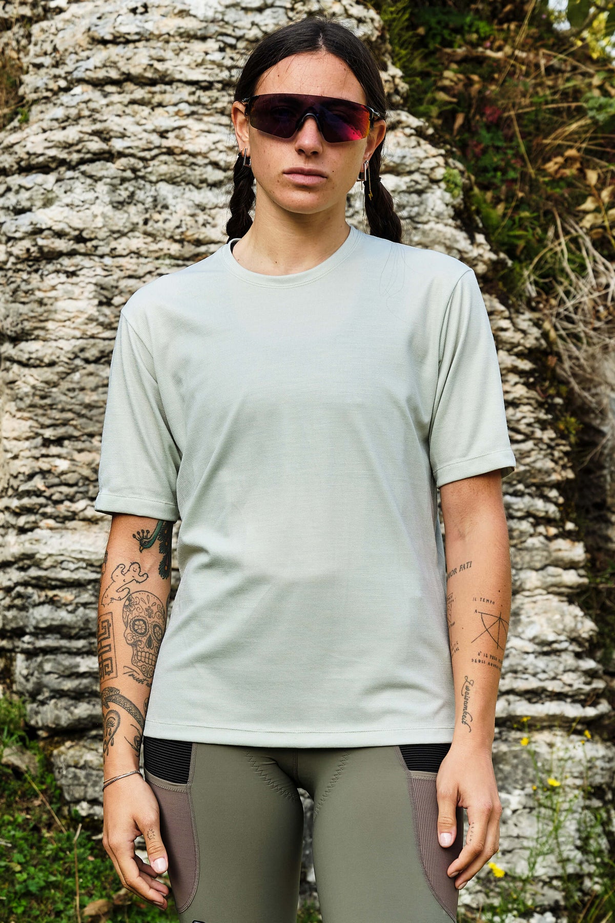 Beyond Gravel Wool Tee by Giordana Cycling, , Made in Italy