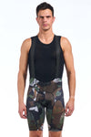 Men's Brushstroke Camo FR-C Pro Bib Short by Giordana Cycling, , Made in Italy