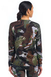 Brushstroke Camo Long Sleeve Tee by Giordana Cycling, , Made in Italy